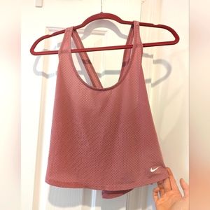 Women's Cropped cross-back Nike DRI fit tank top, size L